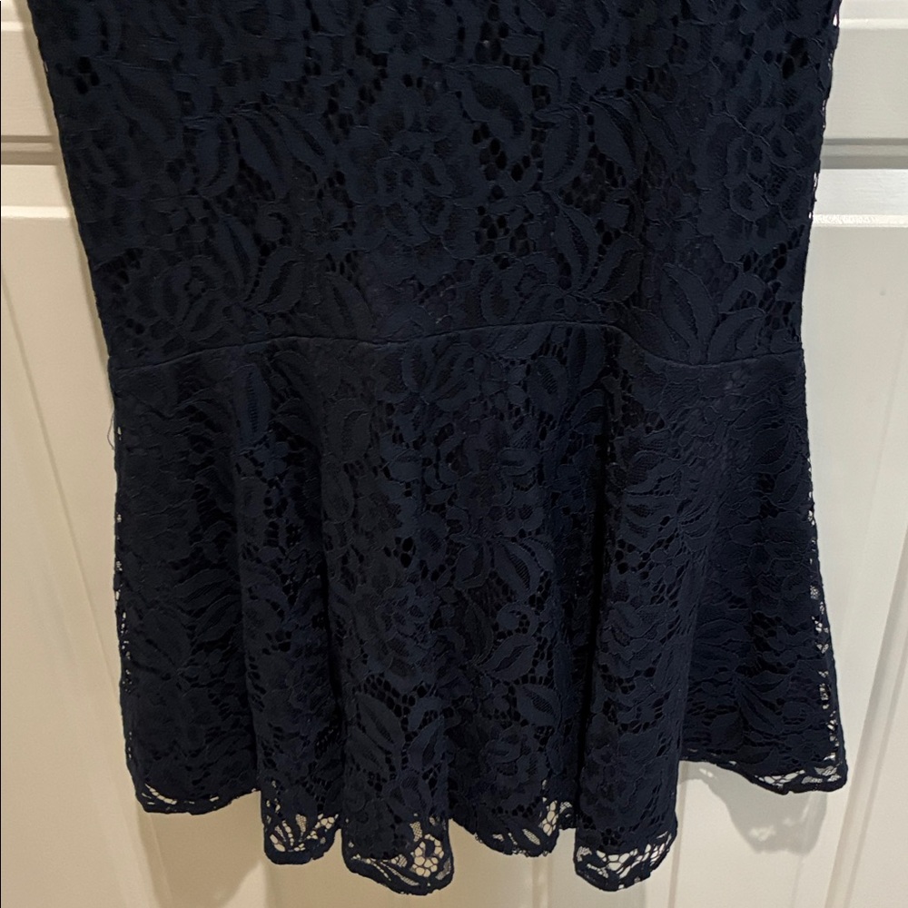 Lulus nwot found your love Navy Lace midi Dress - Picture 5 of 6